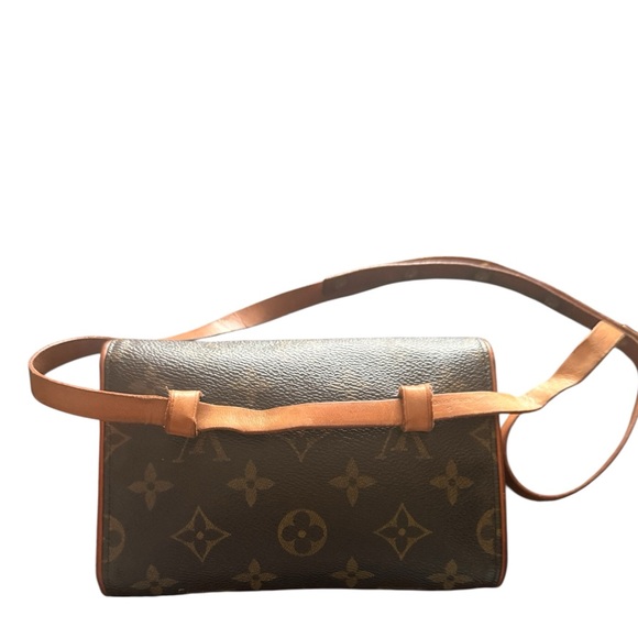 Louis Vuitton LV Shoulder Bag Pochette Florentine Brown Monogram - Picture 5 of 13